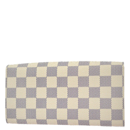 Louis Vuitton 2007 Damier Azur Portefeuille Sarah Coin Purse Wallet N61735