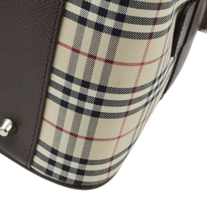 BURBERRY Check 2way Shoulder Handbag 132870