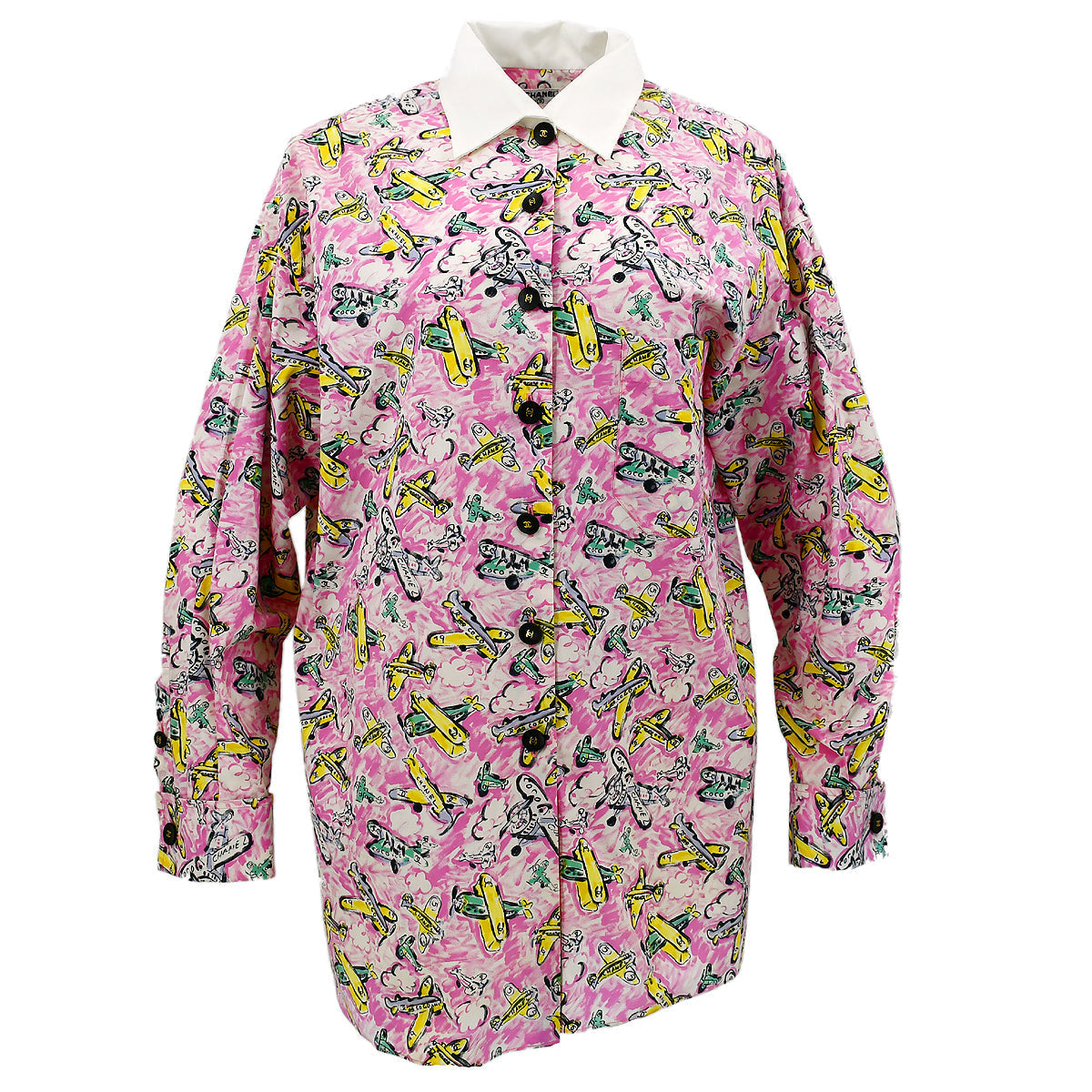 Chanel Blouse Shirt Pink