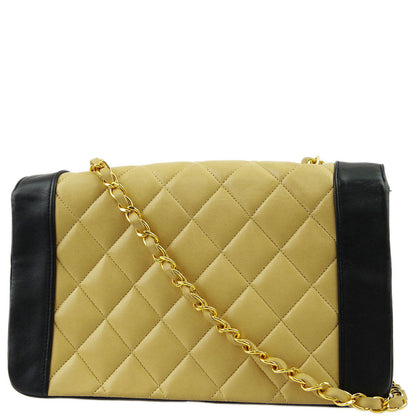 Chanel 1991-1994 Lambskin Medium Diana Shoulder Bag
