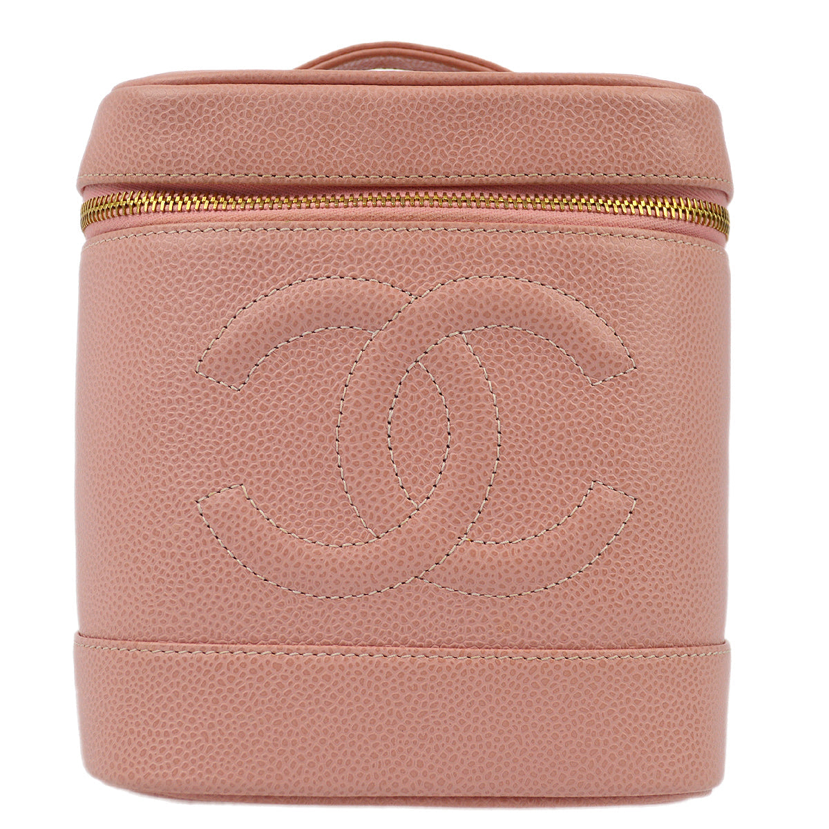 Chanel 2003-2004 Caviar Timeless Vanity Handbag