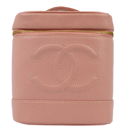 Chanel 2003-2004 Caviar Timeless Vanity Handbag