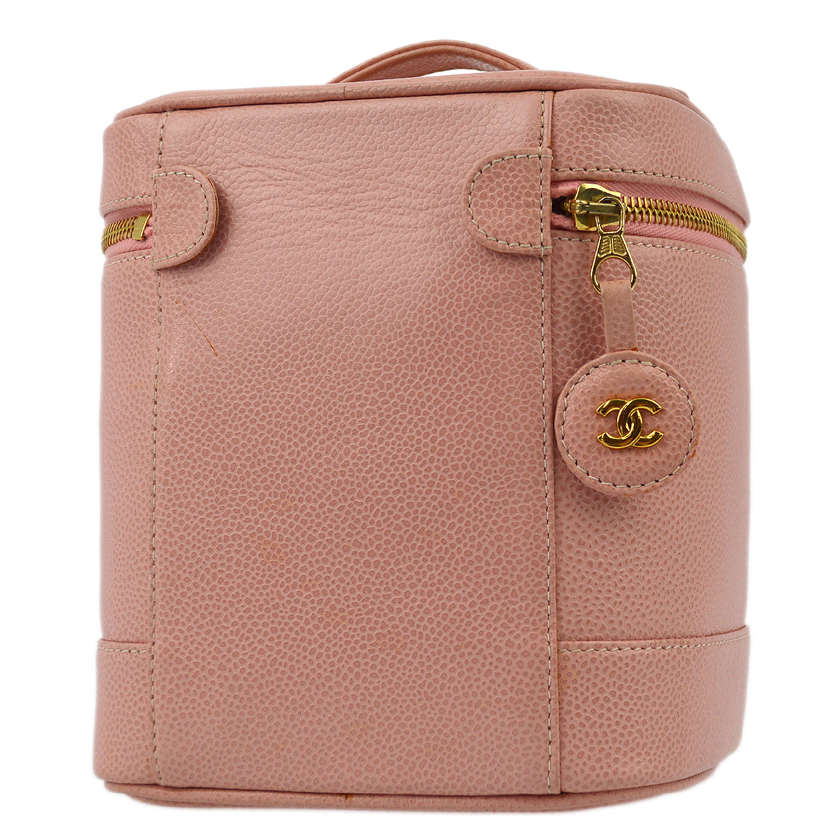 Chanel 2003-2004 Caviar Timeless Vanity Handbag