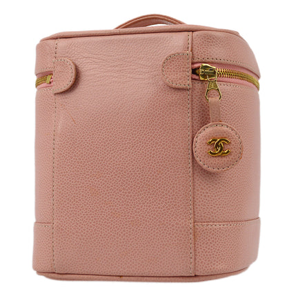 Chanel 2003-2004 Caviar Timeless Vanity Handbag
