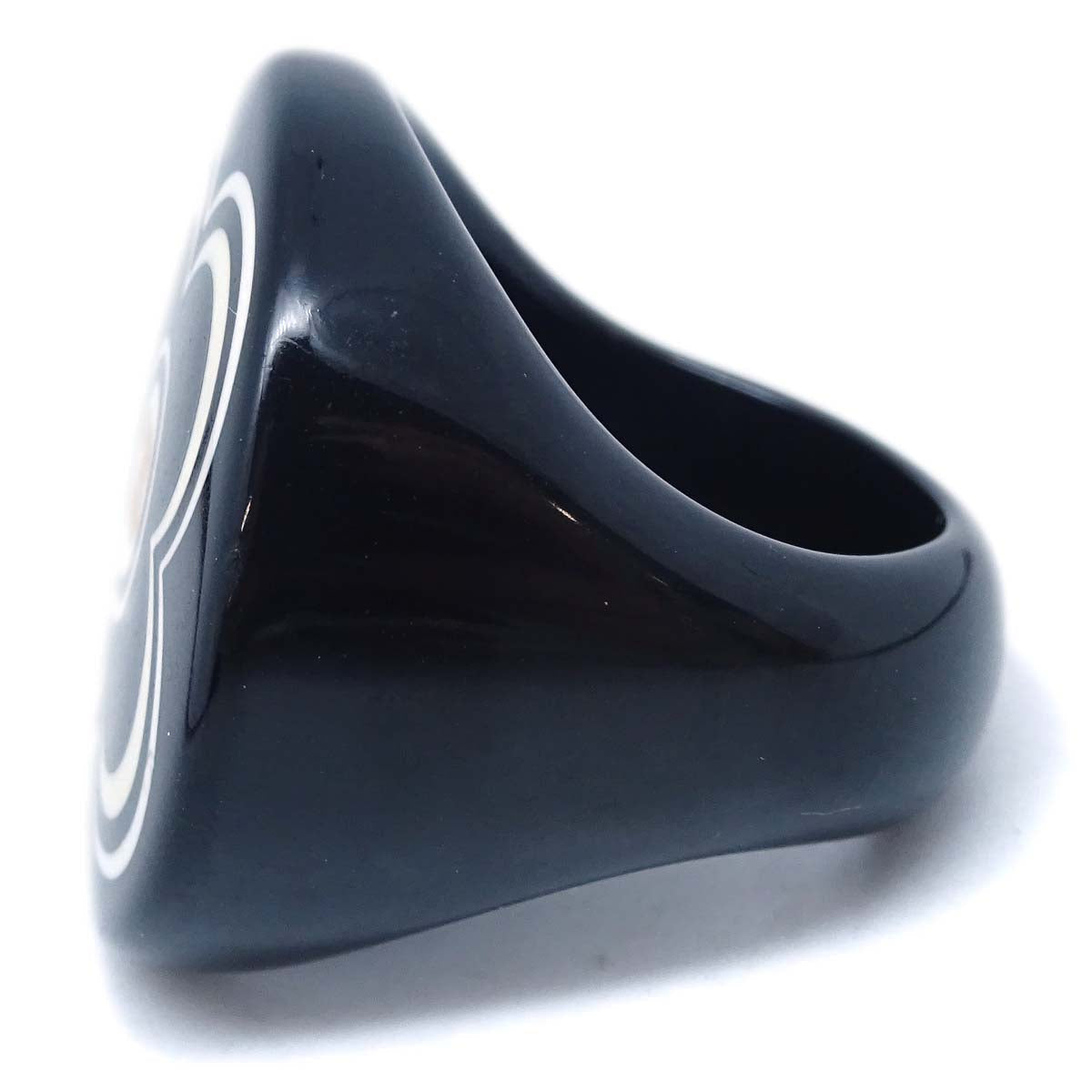 Chanel Ring Black #53 #13 01A