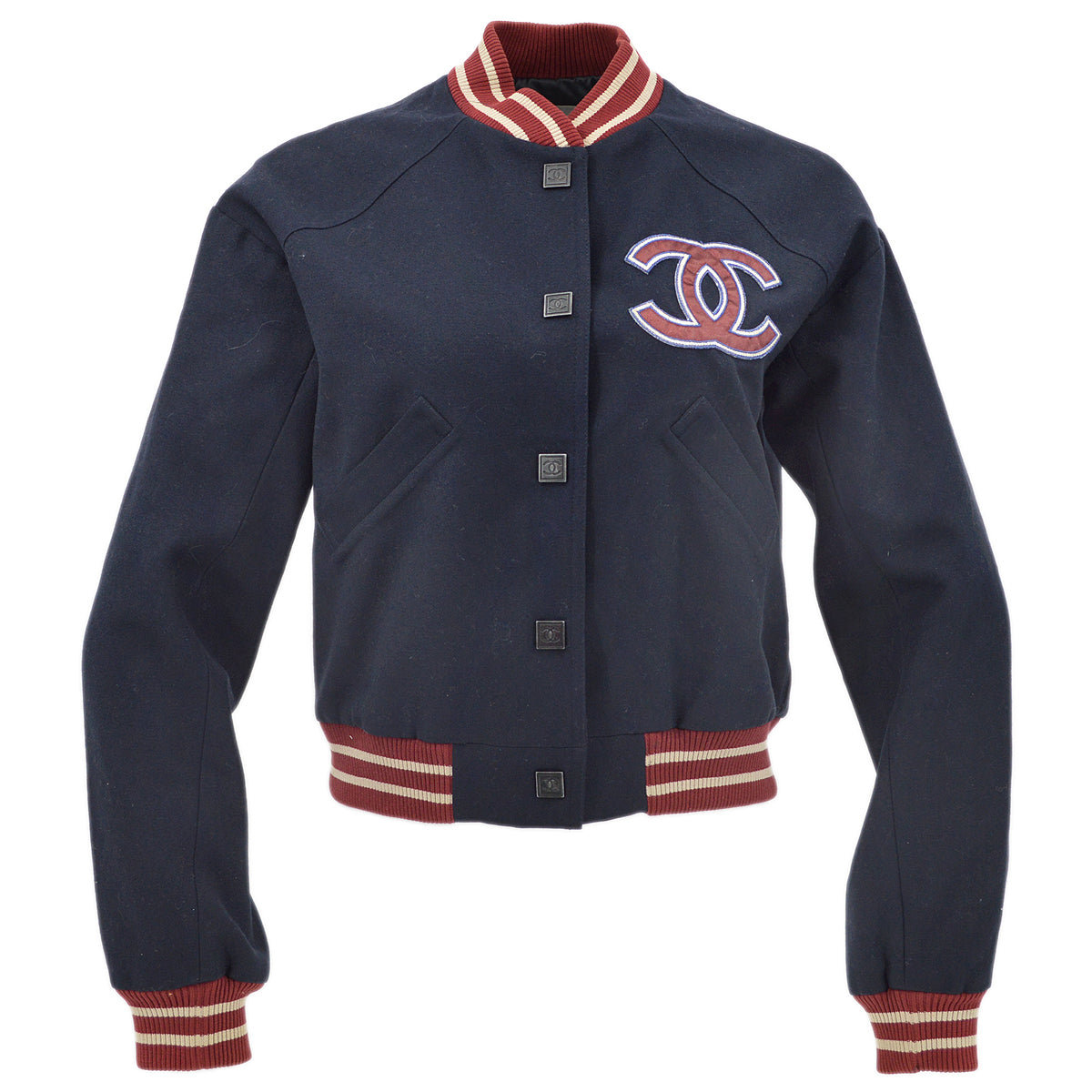 Chanel Spring 2004 Letterman Bomber Jacket #40