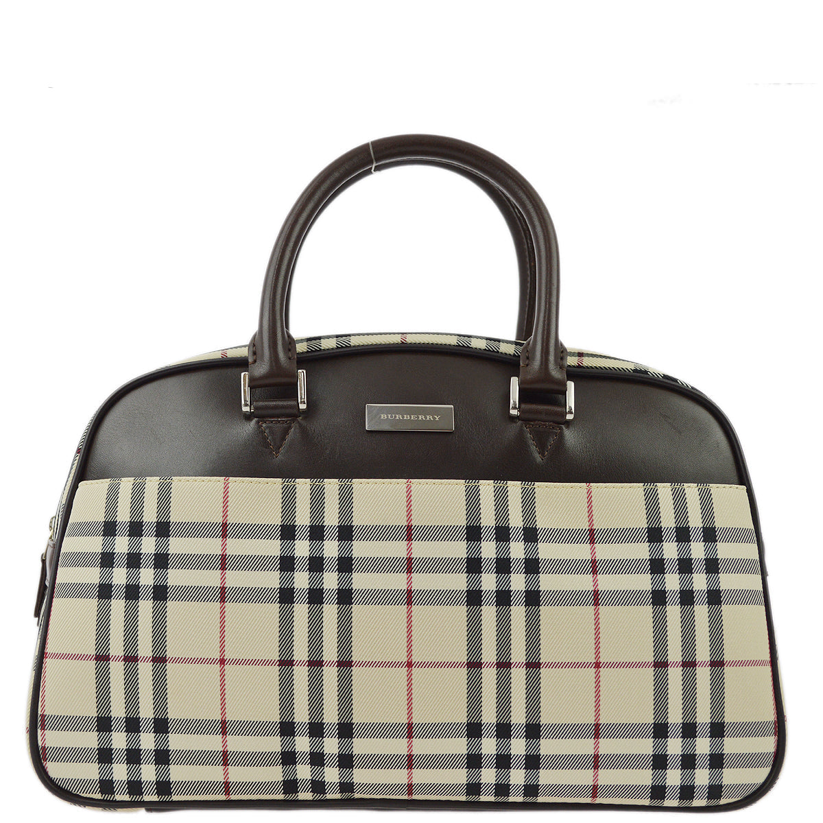 BURBERRY Check Handbag KK91473