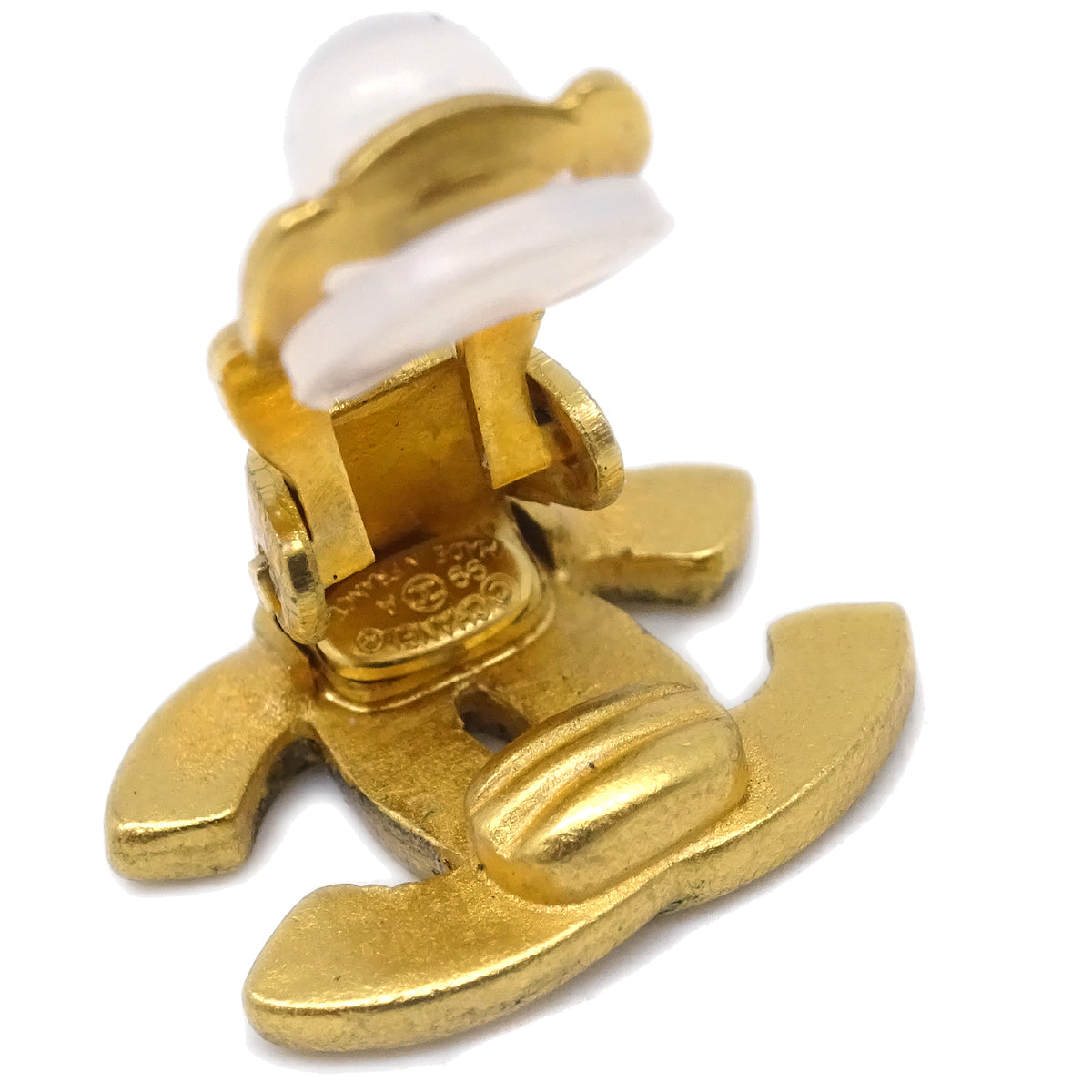 Chanel Gold CC Earrings Clip-On 99A