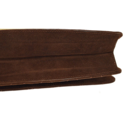Chanel Brown Suede Party Handbag