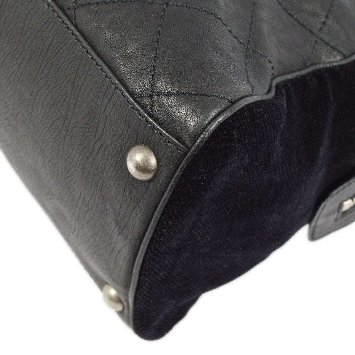 Chanel 2006-2008 Black Mademoiselle Lock Tote Bag