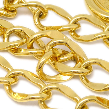 Chanel Medallion Chain Belt Gold 94P Small Good