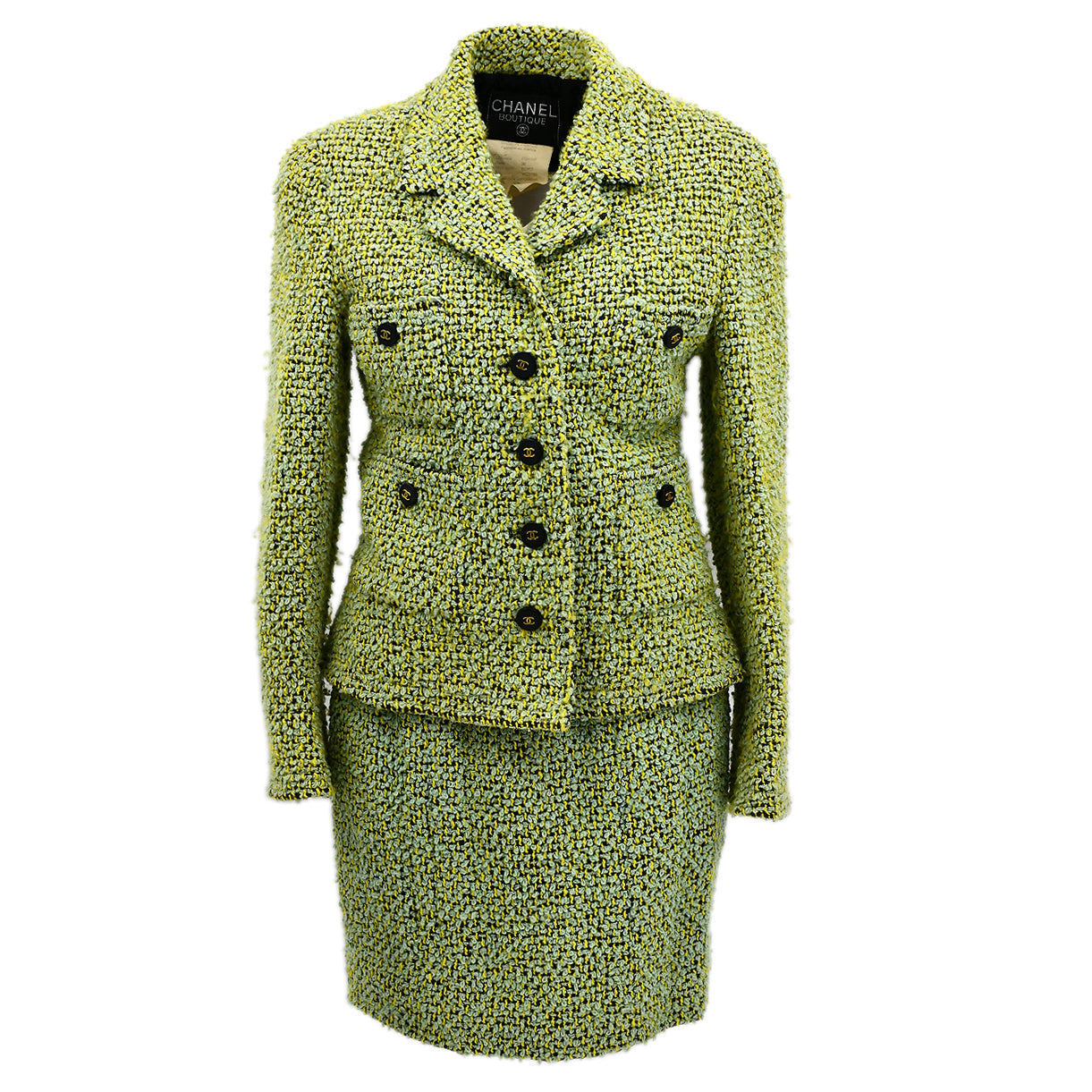 Chanel 1994 jacket skirt suit #36