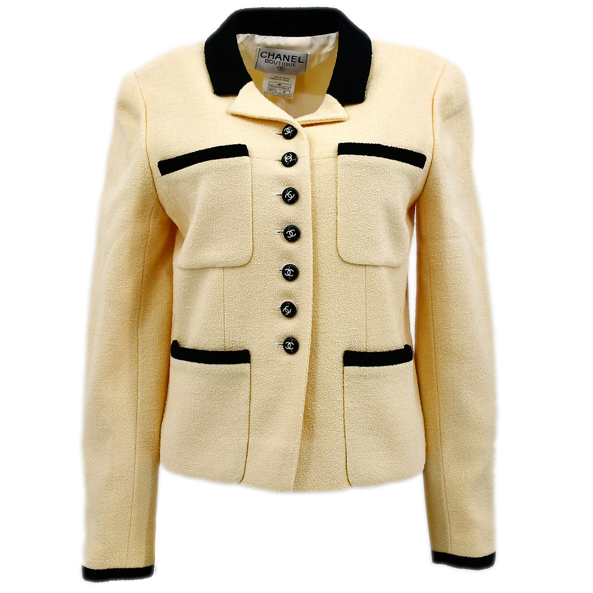 Chanel Spring 1996 single breasted jacket #40