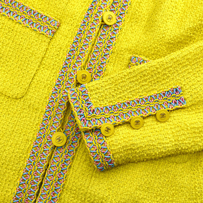 Chanel Spring 1994 jacket skirt suit #40