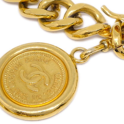 Chanel Medallion Chain Belt Gold Small Good