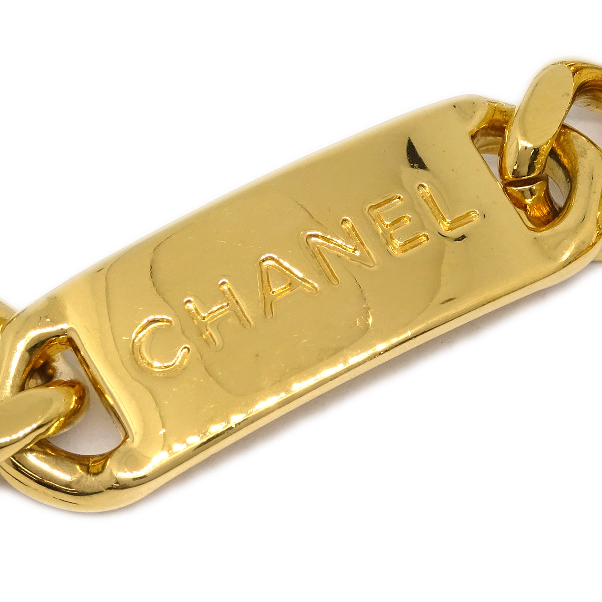 Chanel Medallion Chain Belt Gold Small Good