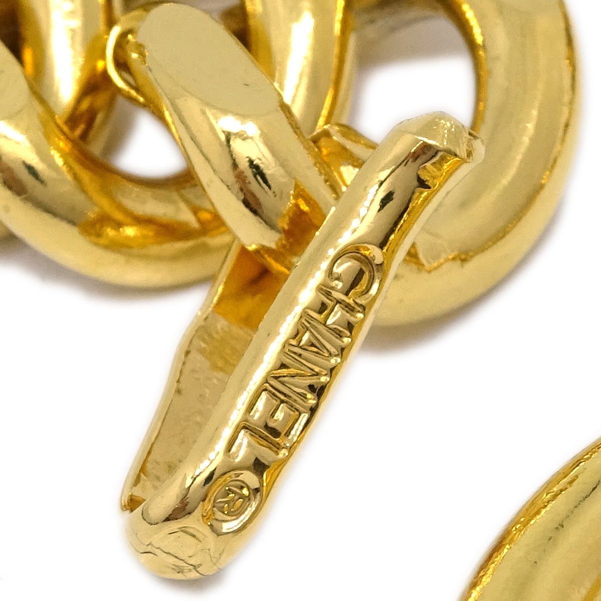 Chanel Medallion Chain Belt Gold Small Good