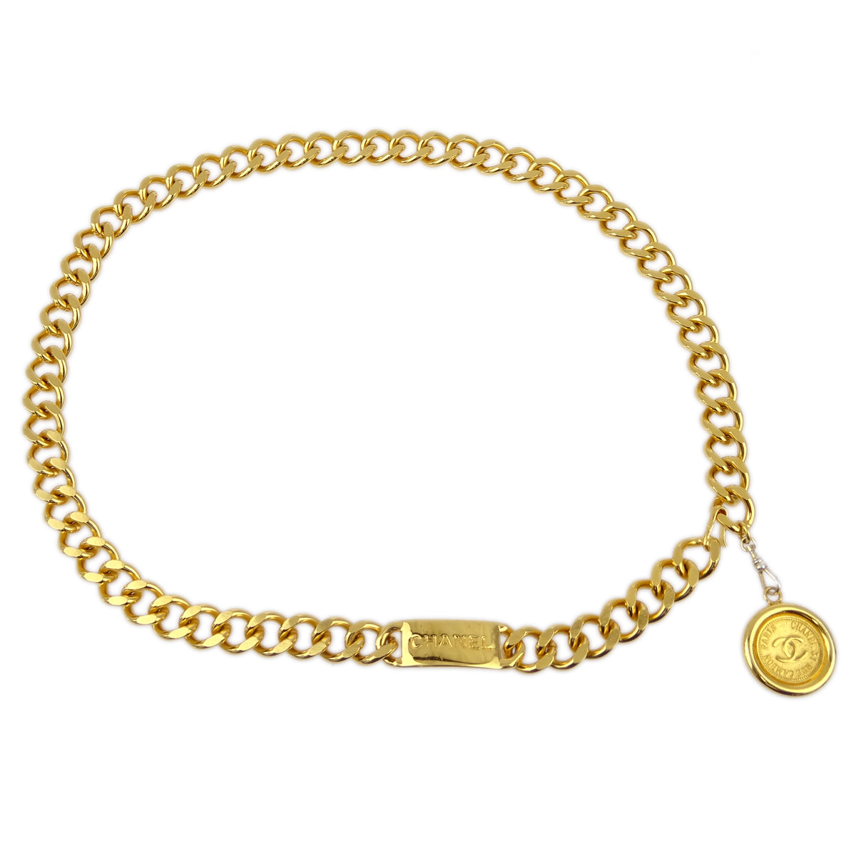 Chanel Medallion Chain Belt Small Good