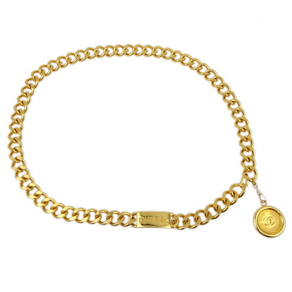 Chanel Medallion Chain Belt Small Good