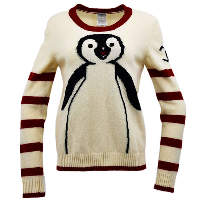 Chanel Penguin Sweater Ivory 07A #42