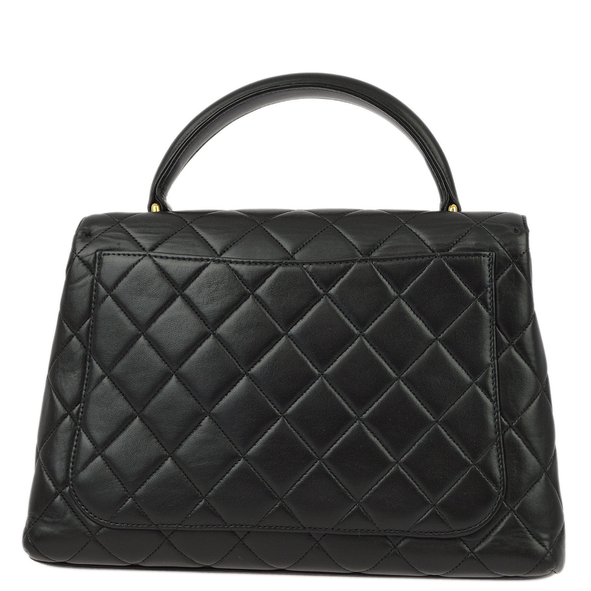 Chanel 1996-1997 Black Lambskin Kelly 25