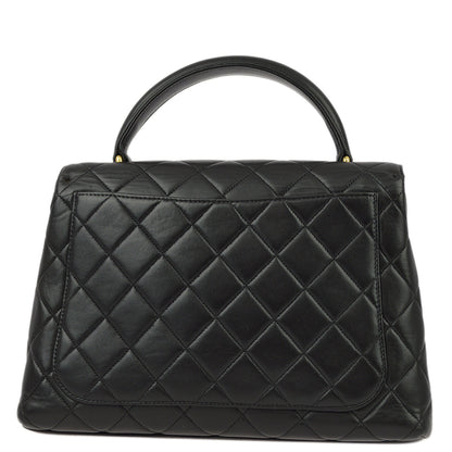 Chanel 1996-1997 Black Lambskin Kelly 25