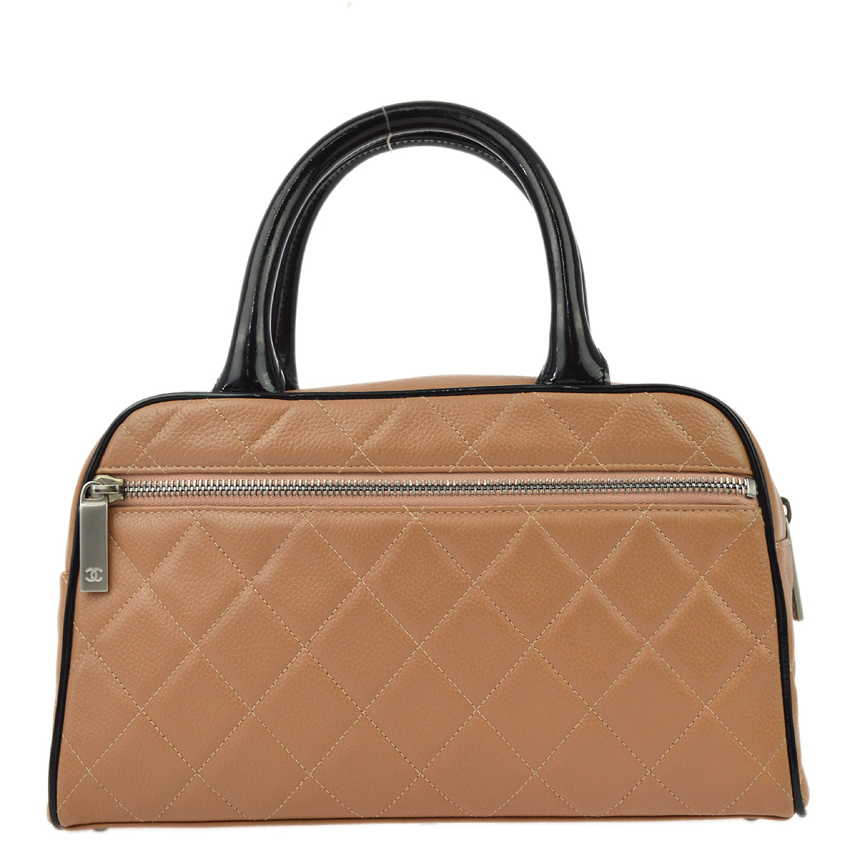 Chanel 2000-2001 Caviar Bowling Bag 27