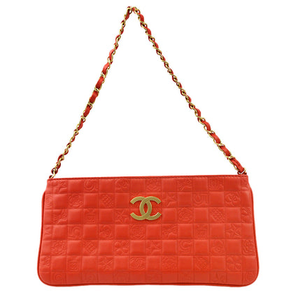 Chanel 2003-2004 Lambskin Icon Chain Handbag