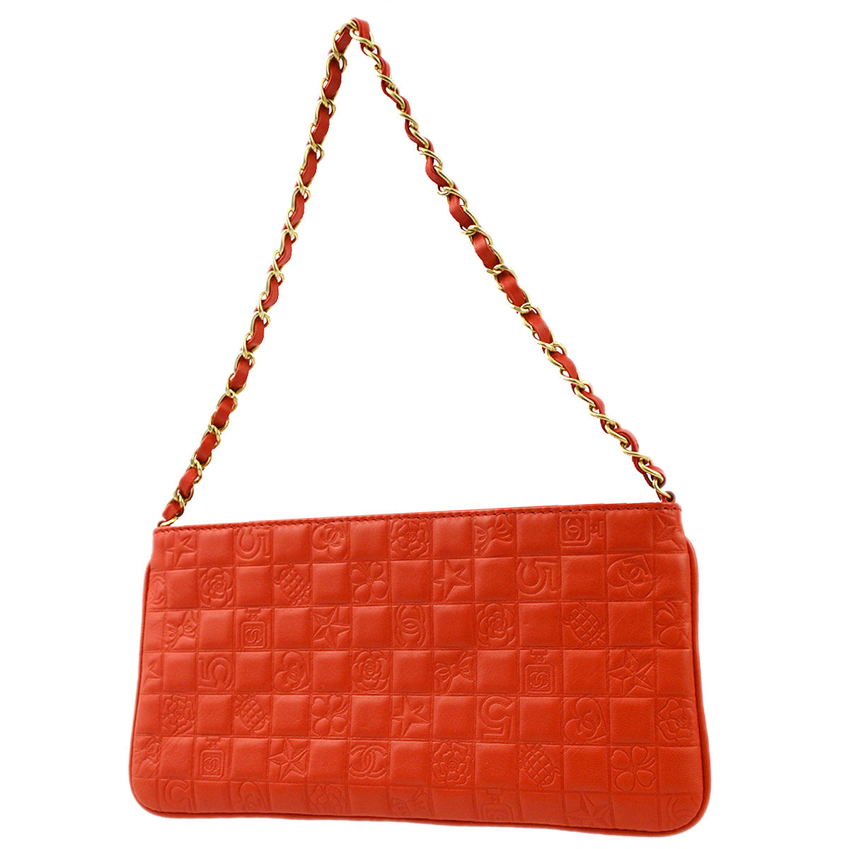 Chanel 2003-2004 Lambskin Icon Chain Handbag