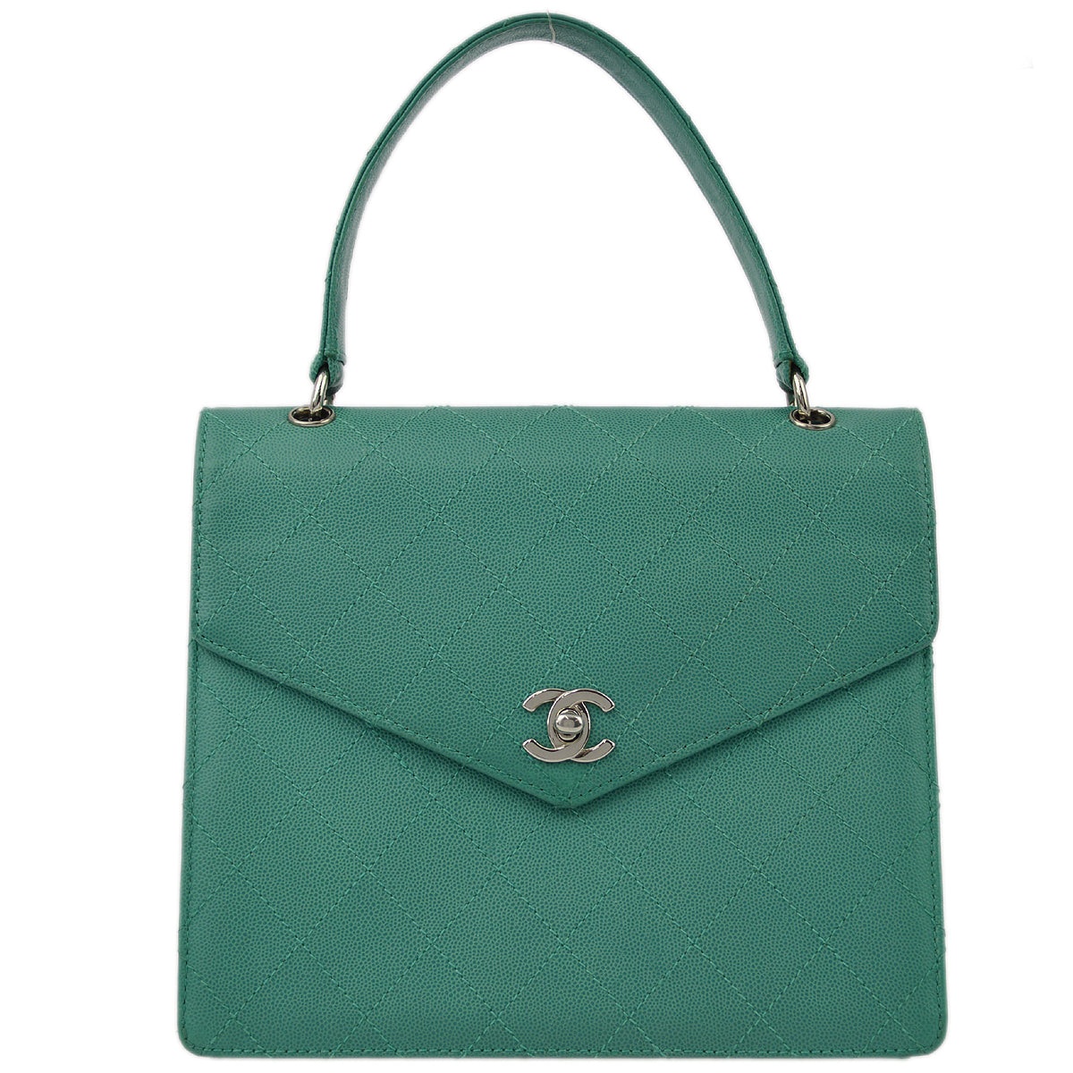 Chanel 1997-1999 Caviar Letter Flap Handbag