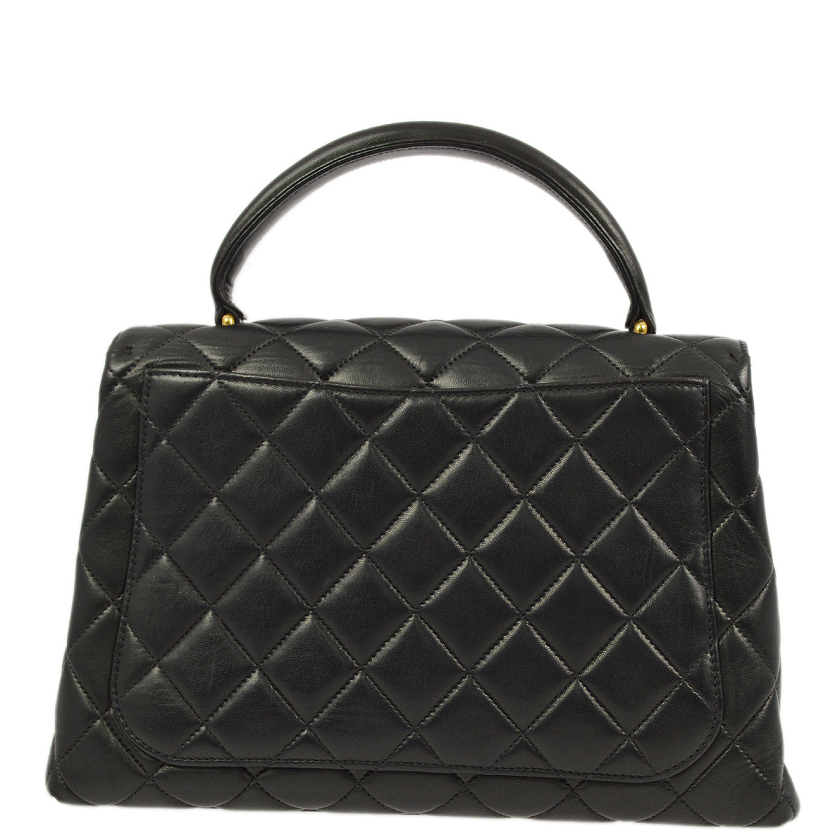 Chanel 1996-1997 Black Lambskin Kelly 25