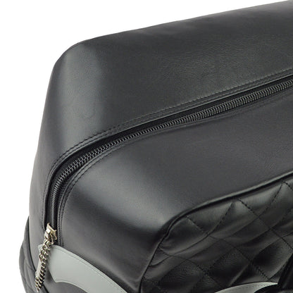 Chanel 2004-2005 Black Calfskin Cambon Ligne Handbag