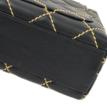Chanel * 2004-2005 Black Calfskin Wild Stitch Kelly 25