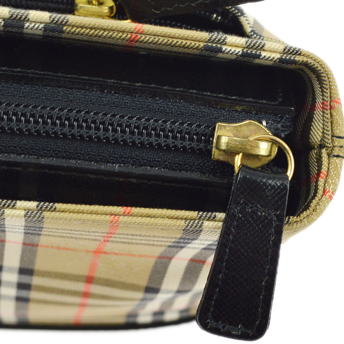 BURBERRY Beige House Check Tote Handbag KK30585