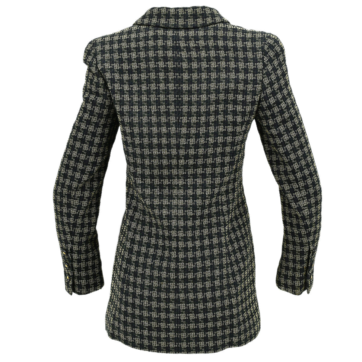 Chanel Single Breasted Jacket Black