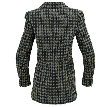 Chanel Single Breasted Jacket Black