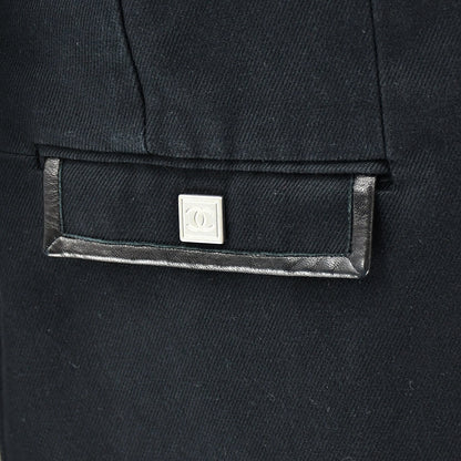 Chanel Sport Line Single Breasted Jacket Black 06P #44