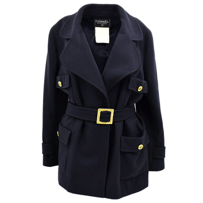Chanel Jacket Navy 94A #42