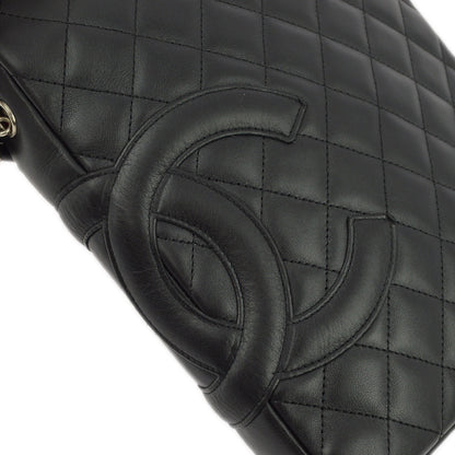 Chanel 2004-2005 Calfskin Cambon Ligne Shoulder Bag