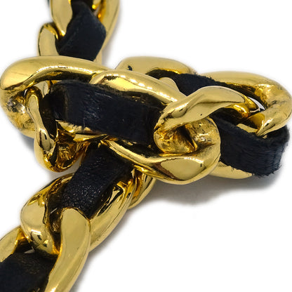 Chanel Medallion Chain Belt Black 94A Small Good