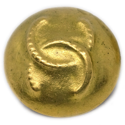Chanel Gold Button Earrings Clip-On 95C