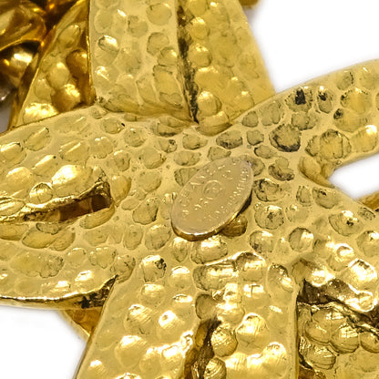 Chanel Flower Gold Chain Pendant Necklace 96P