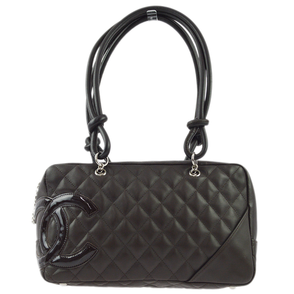 Chanel 2005-2006 Calfskin Cambon Ligne Bowling Handbag
