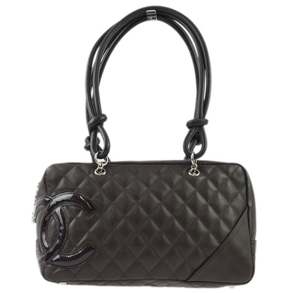 Chanel 2005-2006 Calfskin Cambon Ligne Bowling Handbag