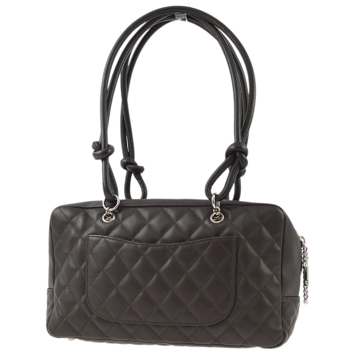Chanel 2005-2006 Calfskin Cambon Ligne Bowling Handbag