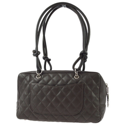 Chanel 2005-2006 Calfskin Cambon Ligne Bowling Handbag