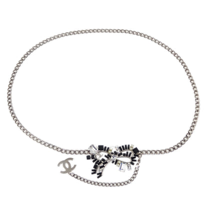 Chanel Silver Chain Belt Small Good