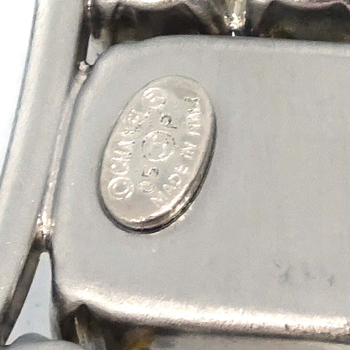 Chanel Silver Chain Belt Small Good