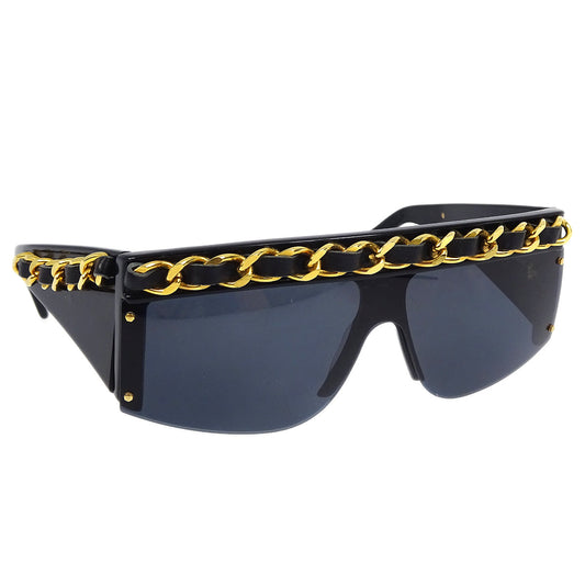 Chanel Sunglasses Eyewear Black Small Good