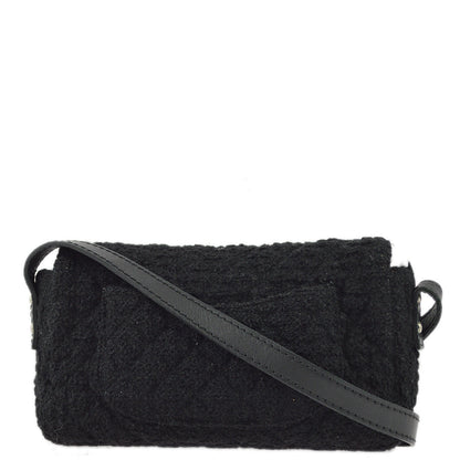 Chanel 2009-2010 Tweed Mademoiselle Lock Shoulder Bag